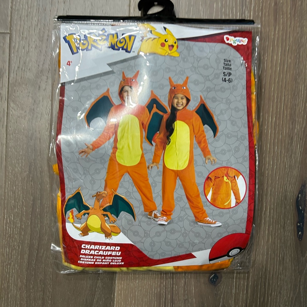 Disguise Pokémon charizard child costume. NWT various sizes( Pokémon 2 box) - Picture 3 of 4